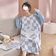 
Xianxiu Spring and Autumn New Sweet Large Size Over-Knee Long Sleeve Night Dress Home Clothing 16863 Cute Three-eyed Cute B 170 M (suitable for 80-100 Jin [Jin equals 0.5 kg])