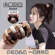 SAHANE Zuoyu bear hair tie high elastic rubber band women's hair tie children's thickened high ponytail ball headband bear logo (black 5 pieces)