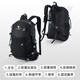 骆驼（CAMEL）双肩包休闲轻便可折叠背包徒步爬山大容量旅行包 A1W3B5127 黑色