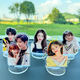 
Car photo shaking car ornaments couple pet acrylic shaking head custom avatar DIY inside a car cartoon 687 models [transparent vertical ornaments]