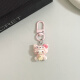 星曌【9764人已购】可爱卡通头套动物少女手机小挂件新款礼物配饰挂饰闺蜜饰品包包钥匙扣垫片挂绳小东 【单件装】 抱喵黄大耳狗(挂坠式)