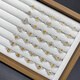 Sichuan sen Tongti S925 Sterling Silber Natürlicher Edelstein Zypressen Xiaohongshu gleichen Silberschmuck J6227 Cypress Cypress Öffnung kann eingestellt werden