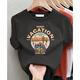 
Ziweiqi 2025 winter new style front shoulder hair hair large size women's cotton short-sleeved T-shirt for women to look slim and belly-covering top base shirt regular T4-Clay-3937 S suitable for 80-100Jin [Jin equals 0.5 kg]