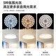 Jinggong LED ceiling lamp wick modified light panel, three-tone lighting, circular energy-saving light source module, no punching, magnet adsorption, 24W three-tone lighting