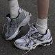 
Asics GEL-NIMBUS 10.1 Black retro trendy men's shoes Yin and Yang twin white running shoes for women 1203A780-001 [Black and gray] guarantee 37