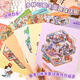 Shuxing Landschaft Aufkleber DIY Handmade House 3D dreidimensionale Miniatur-Szene Aufkleber Landschaft Stapel Aufbewahrung Dekompression Aufkleber Spielzeugmaterial Friends Party Level 2.0