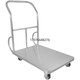 Kezitu Pharmaceutical Factory Food Factory 304 stainless steel flat trolley dust-free clean workshop heavy-duty material handling turnover vehicle 700*500*850(304)