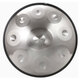 White Dragon Roar Handpan Hand D D Minor Percussion Instrument Entrée de gamme pour débutant Disque professionnel 9 Tone 10 Tone 12 Tone Silver 12 Tone [Modèle professionnel]