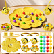 Qichun Little Bee recolectando miel Magnética Magnética Juguetes de pesca para niños Centrarse en el entrenamiento Interactivo Interactivo Interactivo Juego de mesa de batalla de dos jugadores Pequeños juguetes de pesca de abejas [modelo de 2 personas] (concentrado en el cultivo/competencia PK/Juego de mesa interactivo)