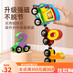 Yixin Xianna Toys Train Magnetic Digital kleines Zug Spielzeug Kinder Magnetische Baustein Baugruppe Baby Mädchen 1-3 bis 6 Jahre alt 2 11 Kleiner Zug [Hakenart]