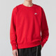 Nike (Nike) French French French Terry's Sportswear Fitness Training Casual Sweatshirt Sweet Sweet Round Neck Veste Top FN3889 / Naissance Année Red Men et Femme Single S.