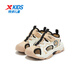 Xtep Children's Beach Shoes Summer Boys and Kids Breathable Mesh Cushioning Comfortable Wear-Resistant Non-Slip Fashionable Versatile Sandals Lilac Brown/Oatmeal Milk 28