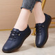 Zulijian Mother Loquers de cuero suave Summer Beach transpirable Sandalias de dos lanas Suelas planas sin deslizamiento y no cansados Pies mismo estilo 7373 Beige (Full Season Comunicable zapatos individuales) 39