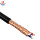 Huihong Times National standard dual core microphone wire 2 core 4 core 6 core 8 core RVVP audio cable RVPE shielded microphone wire microphone wire Canthon line oxygen-free copper double shielding engineering grade double shielded audio signal wire RVVP2*0.5 square (flame retardant) 100 meters