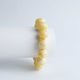 Kawamori collection grade natural unbaked color unoptimized white beeswax bracelet Russian material first grade explosive waxy amber bracelet unoptimized white beeswax - bead diameter 14MM