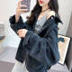 S.SOFEA牛仔外套女原宿风2025秋装棒球服韩版宽松 9926#图片款【蓝色】 S 【建议80--100斤】