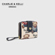 Charlie / Kelli Site Web officiel CK Brand Luxury Femme's Bag Wallet Cartoon Storage Key Sac 2025 NOUVEAU COIN WATLET CART SAG BLUE