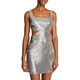 Halston Women's Guiliana Sequin Dress Silver 12
