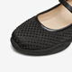 Heshe (Tata) Retro Mary Jane Zapatos para mujeres 2025 Spring CS701AQ5 Negro 37