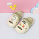 Belle Stitching Girls 'Hole Schuhe Sommer 2025 New Children's Cartoon süße Strandschuhe Kleine und mittelgroße Mädchen scheiße Sandalen weiß und blau 34 -35