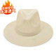 
Bohai Chao summer travel beach fisherman hat sun protection sun hat men straw hat outdoor hollow linen topper sun hat sun hat khaki
