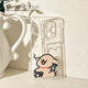 Puppy Puppy Little Little White Card Bag convient à l'iPhone16Promax Apple 15pro Mobile Phone Case 13 Nouvelle transparence élevée-qp15280tf chien de magasinage Huawei Nova 6 5G