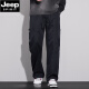 Jeep Spirit2025 Nuevos pantalones de trabajo para la marca de moda masculina suelta y cómoda escalada al aire libre y pantalones casuales estadounidenses rectos 9857 Tierra Color XL (140Jin [Jin equivale a 0.5 kg])
