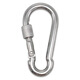 Baige safety hook outdoor carabiner safety buckle quick connection ring with female connection buckle safety buckle 7cm spring buckle 2 pieces CW557129
