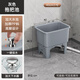 Mop pool, household balcony washing mop pool, bathroom mobile mop pool, underground pool, floor basin, outdoor sink, luxury model - gray small size (thickened, anti-collision and stain-resistant