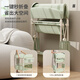 YouLebo [New Product] Windel Tabelle Baby Care Table Baby Badewanne, um sich in bewegliche Faltkrippe Klassiker Gray zu ändern [Standardmodell + Yunmeng Crib [