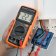 Renjuyi personnalisé DT9205A Multimètre numérique numérique haute précision intelligent anti-brûlant Affichage électronique numérique et batterie de réparation du compteur de test + 9v Batterie de sauvegarde 9V