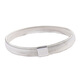 Haiyiduo Hemd Ärmel Hoop Männer feste Knopfhülle Anziehen Artefakt Armschleife Frauen Binden von elastischen Hülsenhülsen Nagel Männer Cuff Elastic Sleeve Paar (Silber)