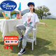 Disney (Disney) Girls Girls Summer Anzug modische und modische Kinder Girls Girls Summer to Jeded Girls Zweiteiler Sommerstil Green Top + Grey Hosen 677 110