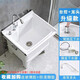 Mop pool balcony ceramic washing mop pool mop pool household bathroom automatic drainer high-foot basin pool 50.5 high bay faucet plus Taiwan-controlled drain basket