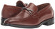 Stacy Adams Boys Kaylor Slip-on Loafers, Cognac Cognac 3 Big Kid