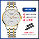 Loegsinss Watch Herren wasserdichte leuchtende leuchtende vollautomatische mechanische Uhr Top Ten Brands Hollow Men's Watch L728 Gold White Floor Upgrade Geltsgürtel + Pixiu