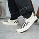 VANS范斯中性鞋Slip-On VR3低帮经典帆布鞋休闲鞋 一脚蹬 棋盘格 40