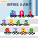 Shantoulin Village Magnetic Train Digital Building Blocys Multifonctional Toys's Power's Power Brain Assembly 2-3 Boy et Girl Magretic Digital Train 27 chapitres de deux ans