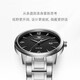 Tian Wang Watch Men's Birthday Gift Sea Serie Steel Band Quartz Watch Black GS3887S/D-B-3