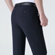 Charides high-end summer thin style trousers for men's business casual formal suit pants simple and versatile straight trousers for men 9900-2 black [without pleated slim version] 38 [3 feet waist]