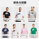 耐克(NIKE)男短袖T恤 纯棉 运动休闲 经典简约AR5005-063调暗灰L