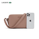 
Lacost (LACOSTE) French Crocodile Women's 24 Autumn New Mini Lightweight Classic Versatile Crossbody Bag NF3879KL Official Flag N76/Pink
