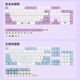 
Logitech K845 wired keyboard color keycap 104 key blue chariot cherry blossom pink PBT non-slip keycap k835 Logitech K835/K845 keycap*Kulomy*104 No