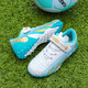 Anta Kids Anta Site officiel Chaussures de football pour enfants Nails Brokés Men et filles Tores d'entraînement Cuir Surface Glue ongles