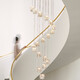 
Opp Lighting (OPPLE) 2025 new duplex building large chandeliers simple crystal villa living room air-loaded spiral stair long hang 1139 full spectrum a9738 head-