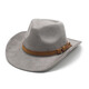 XINBUCKS Western Cowboy Hat Top Hat Men and Women European and American British Style Knight Hat Sun Hat Jazz Hat Ethnic Style Brown (Unisex) 57-58cm