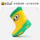 B.Duck little yellow duck children's shoes children's rain boots girls waterproof cute cartoon rain boots boy baby water shoes 5917 yellow 24