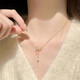 
Qiuyu S999 sterling silver light and shadow butterfly necklace for women 2025 summer new clavicle chain for Chinese Valentine's Day gift for girlfriend [Bow gift box] light and shadow butterfly necklace