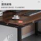 Shantoulin Village Home Office Schreibtisch Stuhl Computer Schreibtisch Desktop Einfache Schlafzimmer Einfacher moderne Miet kleiner Schreibtisch Büro Student Home 14070 Bienste Eiche Upgrade Diagonale Klammer Verstärkung