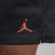 Nike shorts pantalons masculins pantalons de sport à la mode lâche confortable pantalon décontracté à cinq points dx9717-045 / noir 2xl
